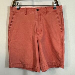J. Crew Men’s Salmon Pink 9” Inseam Chino Shorts Pockets